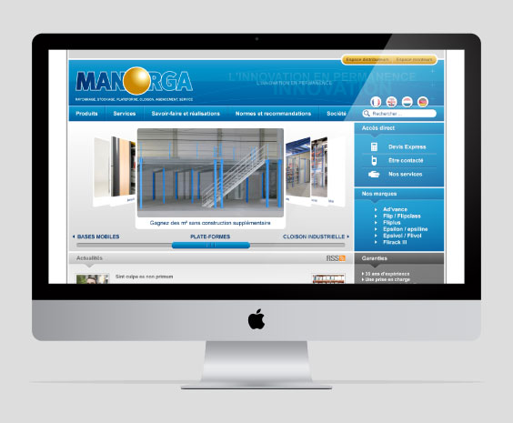 Manorga Website